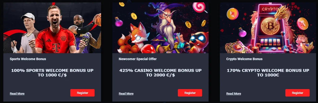 betride casino welcome